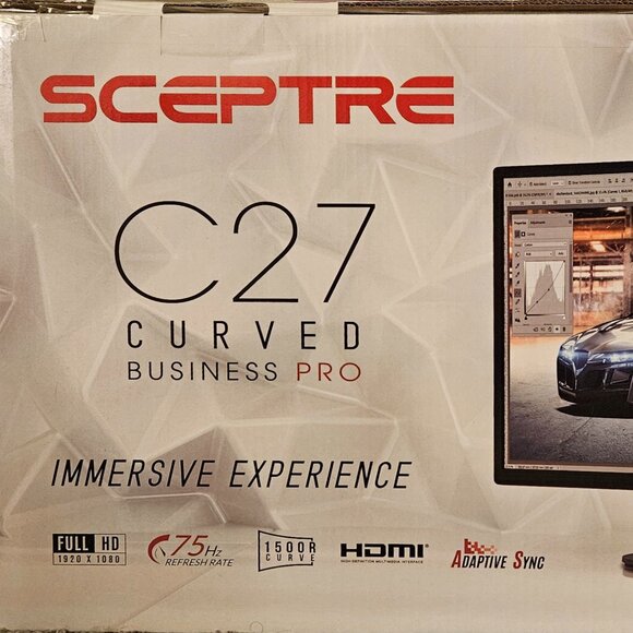Spectre Other - SALE!! Spectre 27" Curved Computer Monitor 1920 x 1080 Full HD 75Hz, 1500R curve